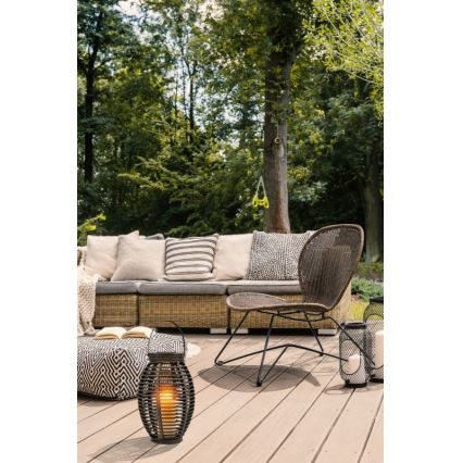 Globo - LED-Solarleuchte LED/0,06W/3,2V IP44 200 mAh Rattan