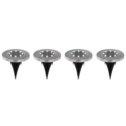 Globo - SET 4x LED-Solarleuchte LED/0,1W/3V IP44