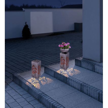 Globo - LED-Solarleuchte mit Blumentopf LED/3V IP44 300 mAh