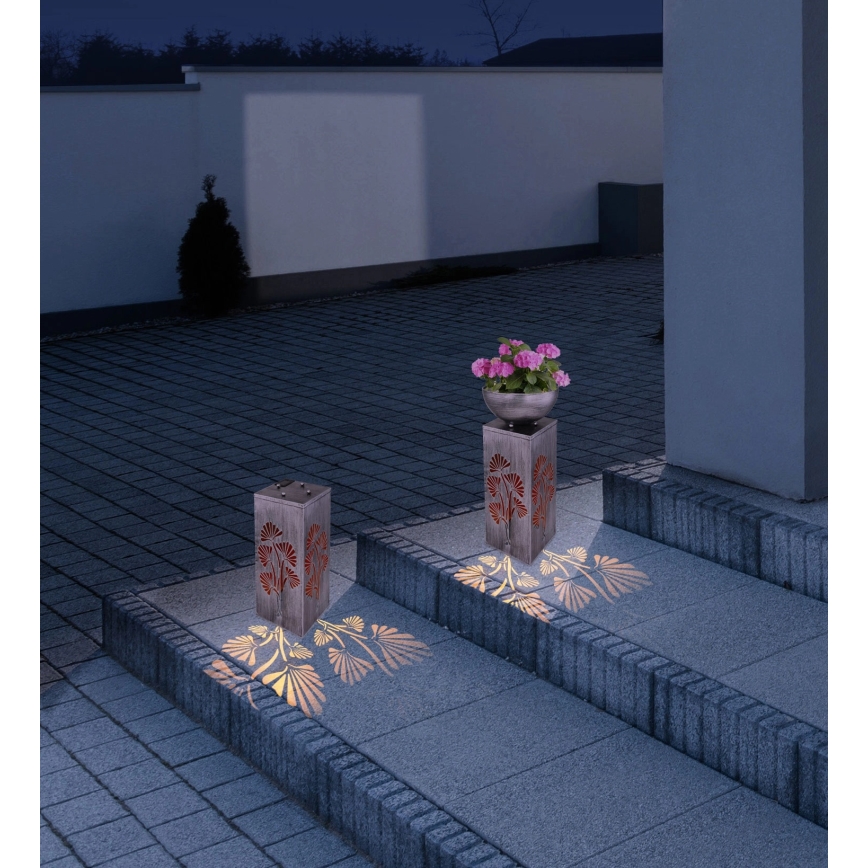 Globo - LED-Solarleuchte mit Blumentopf LED/3V IP44 300 mAh