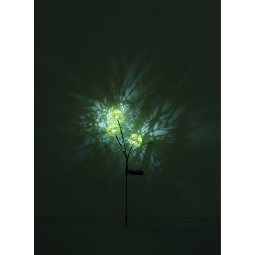Globo  - LED-Solarleuchte 3xLED/0,06W/3V 5000K IP44 gelb