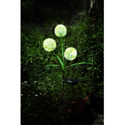 Globo  - LED-Solarleuchte 3xLED/0,06W/3V 5000K IP44 gelb