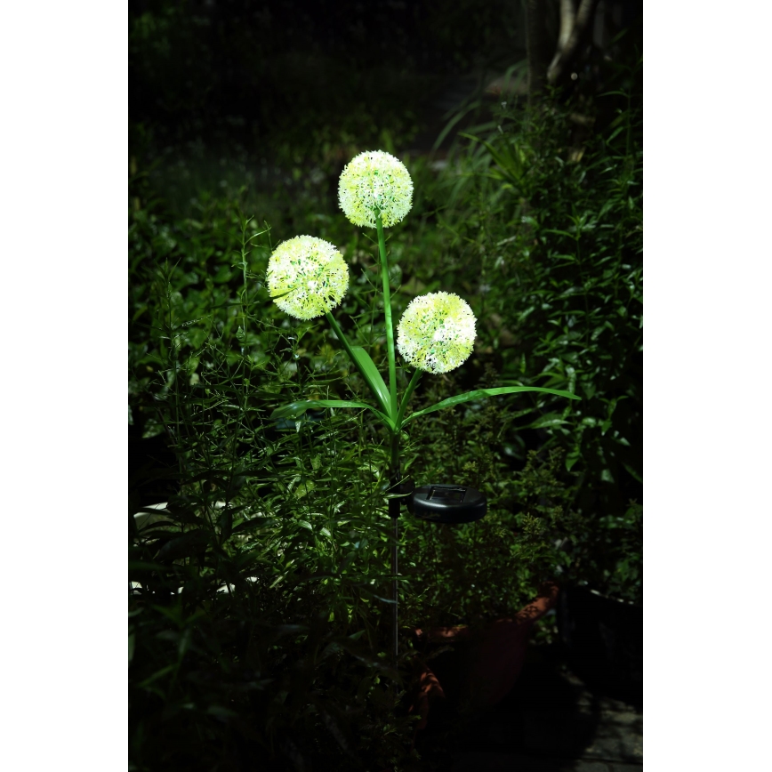 Globo  - LED-Solarleuchte 3xLED/0,06W/3V 5000K IP44 gelb