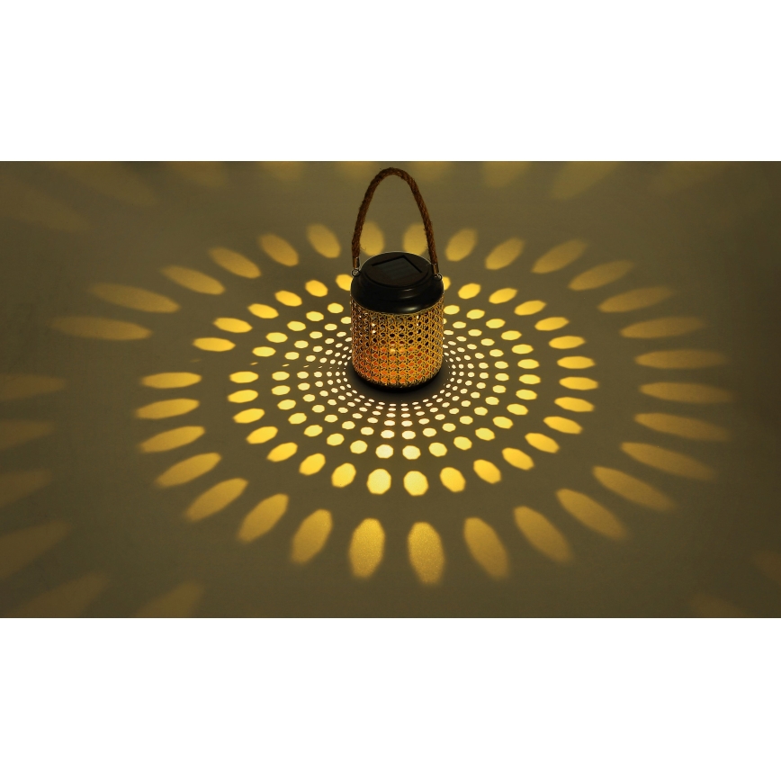 Globo - LED-Solarleuchte LED/0,06W/3V 3000K IP44 Bambus