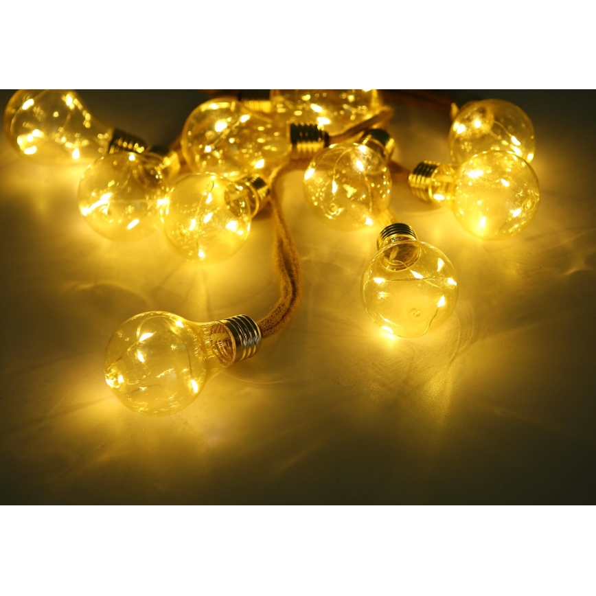 Globo - Dekorative LED-Solarlichterkette 50xLED/0,06W/3,2V 570 cm IP44