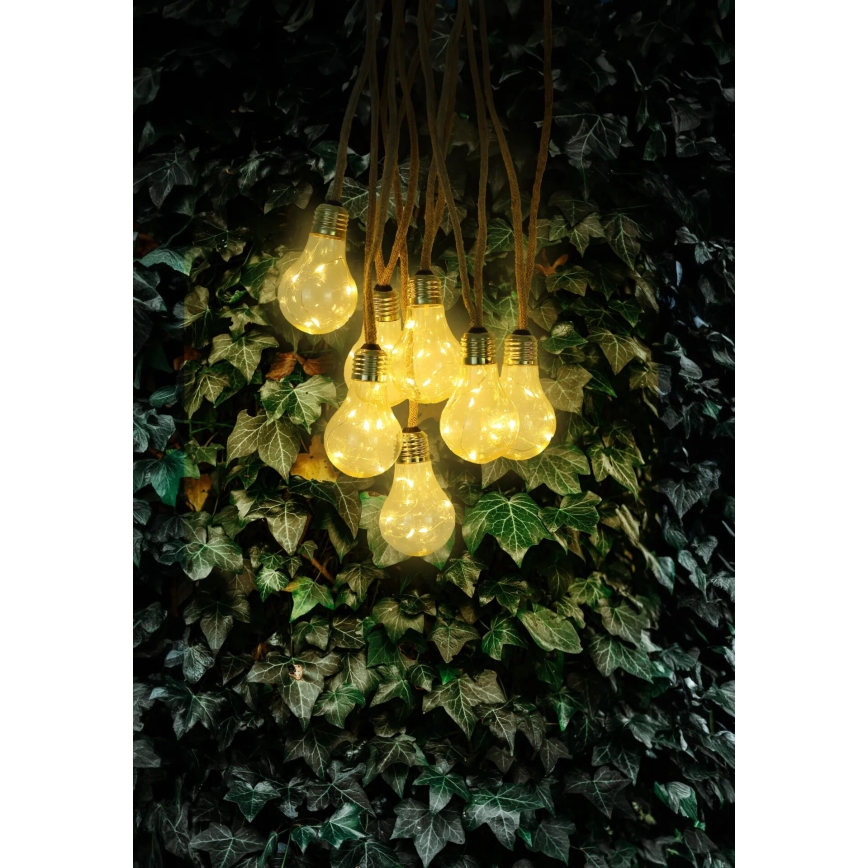 Globo - Dekorative LED-Solarlichterkette 50xLED/0,06W/3,2V 570 cm IP44