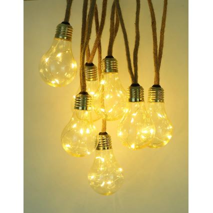 Globo - Dekorative LED-Solarlichterkette 50xLED/0,06W/3,2V 570 cm IP44