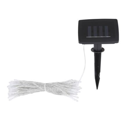 Globo - LED-Solarlichterkette 10 m 50xLED/2,4V IP44 600 mAh