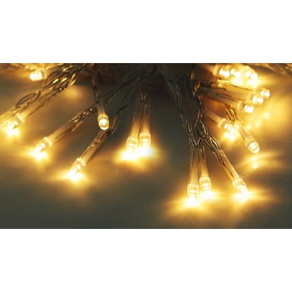 Globo - LED-Solarlichterkette 10 m 50xLED/2,4V IP44 600 mAh
