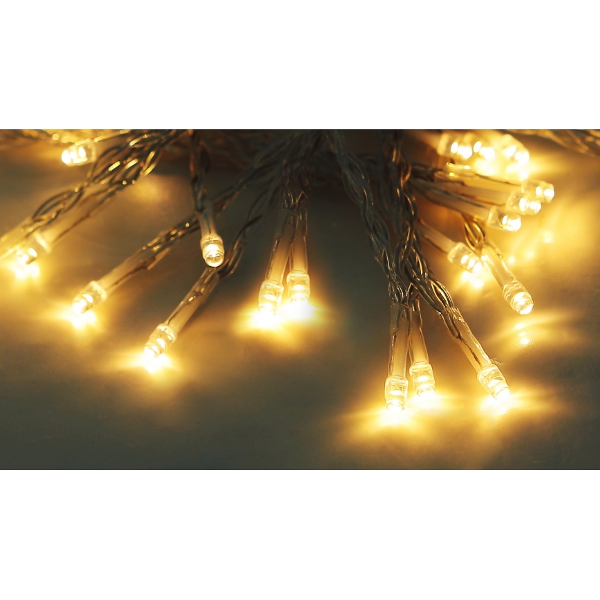 Globo - LED-Solarlichterkette 10 m 50xLED/2,4V IP44 600 mAh