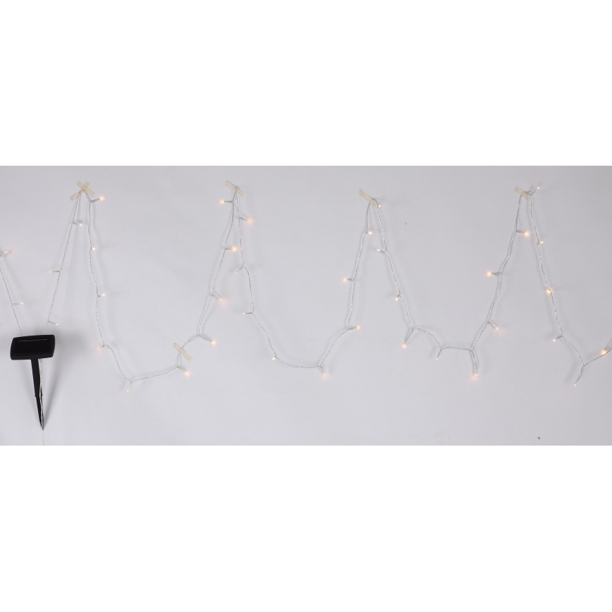 Globo - LED-Solarlichterkette 10 m 50xLED/2,4V IP44 600 mAh