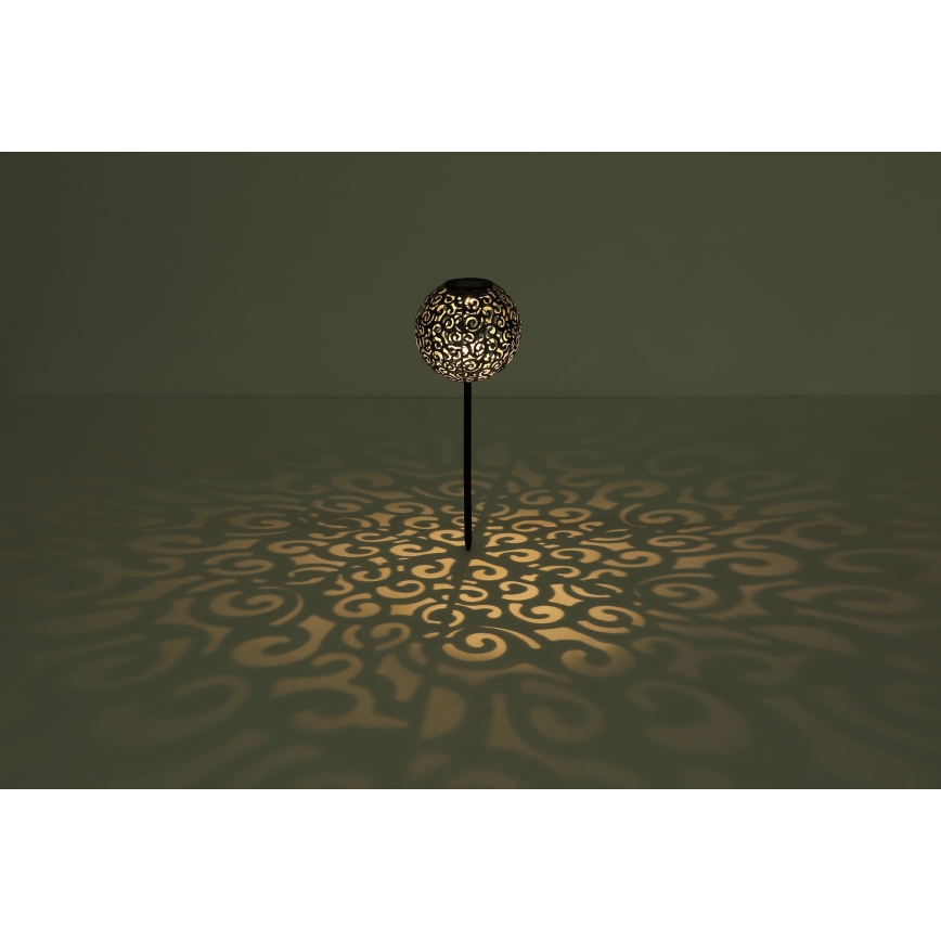 Globo - LED Solarleuchte LED/0,06W/1,2V Silber IP44 185x540 mm