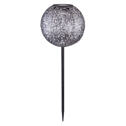 Globo - LED Solarleuchte LED/0,06W/1,2V Silber IP44 185x540 mm