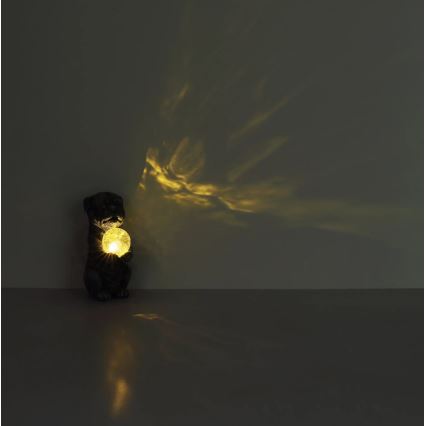 Globo - LED-Solardekoration LED/0,02W/3V IP44 300 mAh Hund
