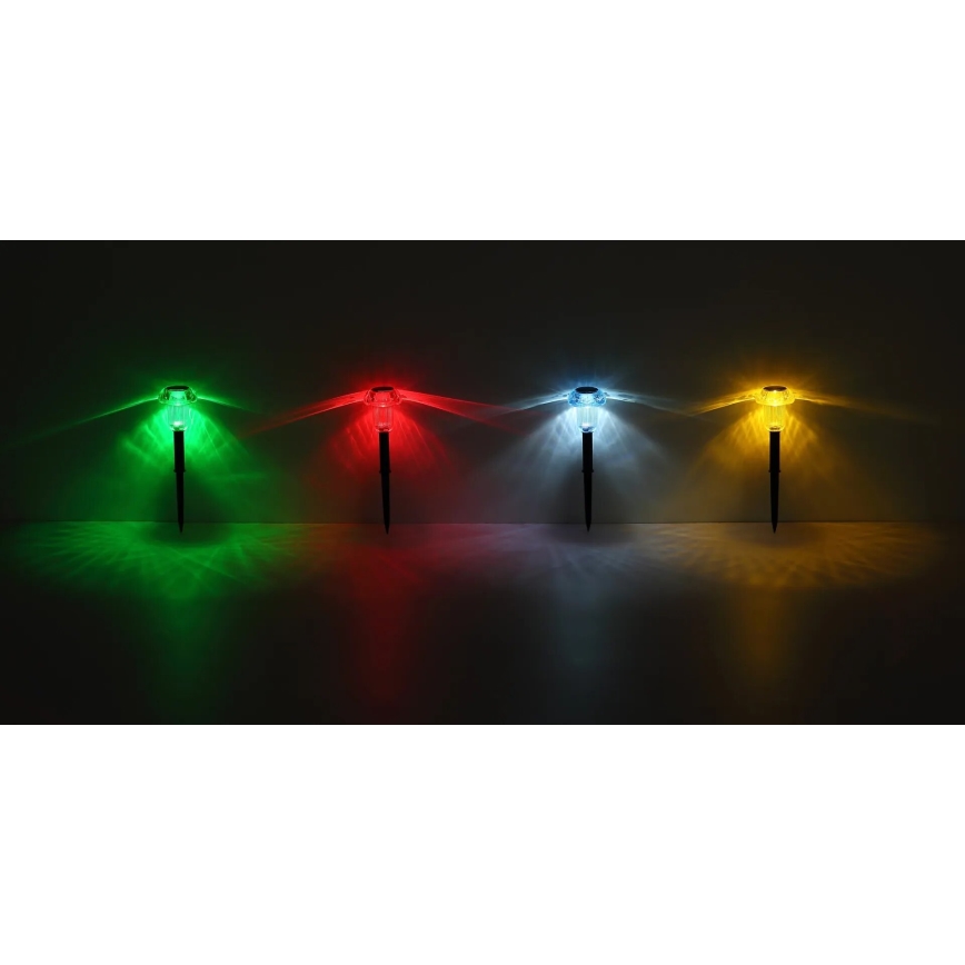 Globo - SET 4x LED-RGB-Solarleuchte LED/0,05W/3V IP44