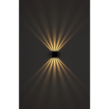 Globo - LED Außenwandleuchte LED/6W/230V IP54 Anthrazit