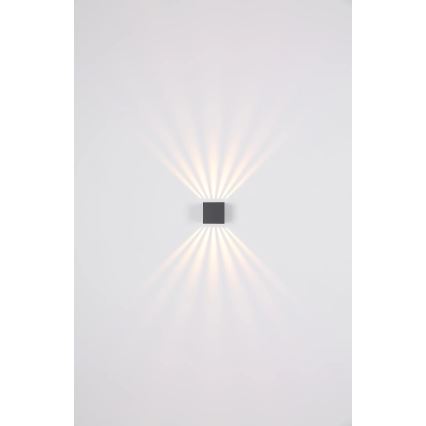 Globo - LED Außenwandleuchte LED/6W/230V IP54 Anthrazit