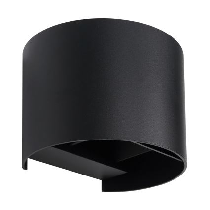 Globo - LED Außenwandleuchte 2xLED/3W/230V IP54 schwarz