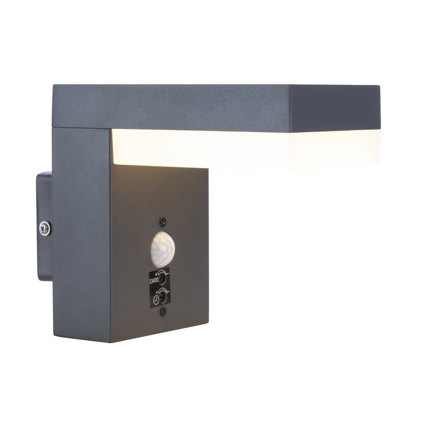 Globo - LED-Außenleuchte mit Sensor OSKARI LED/9,5W/230V IP44