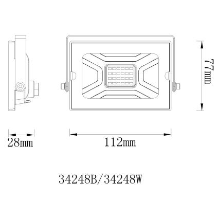 Globo - LED-Reflektor LED/20W/230V IP65