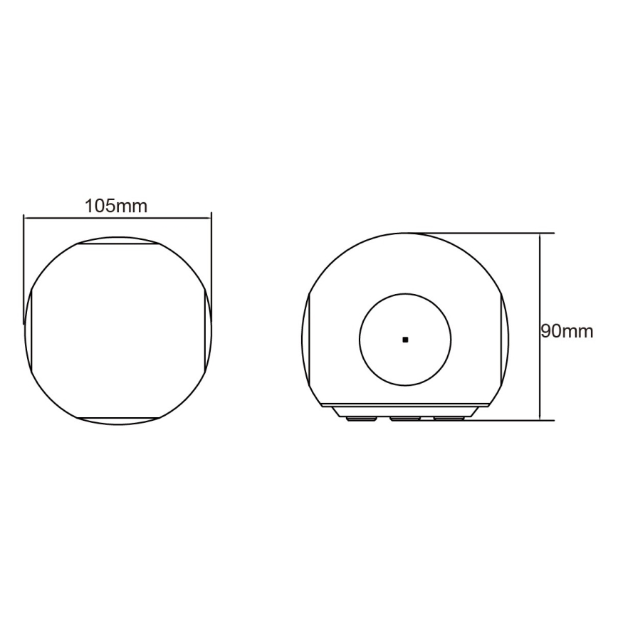 Globo - LED Außenwandleuchte LED/4,5W/230V IP54