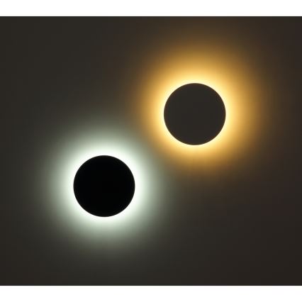 Globo - LED Außenwandleuchte LED/15W/230V 3000/4000/6000K Ø 25,2 cm IP44 Weiß