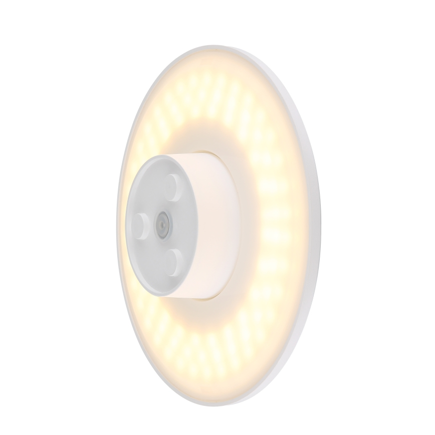 Globo - LED Außenwandleuchte LED/15W/230V 3000/4000/6000K Ø 25,2 cm IP44 Weiß