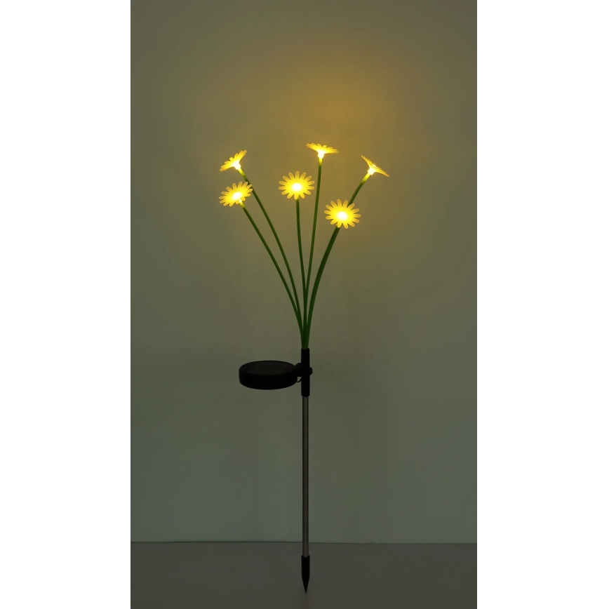 Globo - LED-Solarleuchte 6xLED/3V IP44 600 mAh Blumen-Design