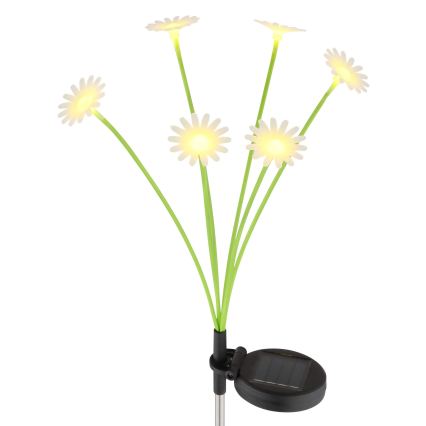 Globo - LED-Solarleuchte 6xLED/3V IP44 600 mAh Blumen-Design