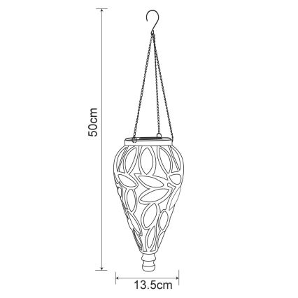 Globo - LED-Solarleuchte LED/0,9W/3,2V IP44 200 mAh klar