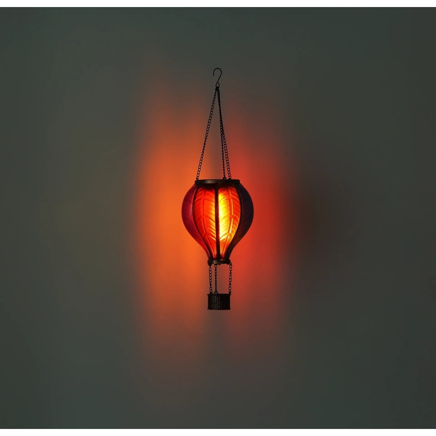Globo - LED-Solar-Hängedekoration 20xLED/0,5W/3V IP44 Heißluftballon