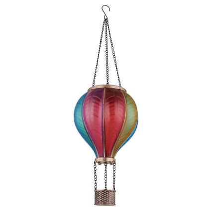 Globo - LED-Solar-Hängedekoration 20xLED/0,5W/3V IP44 Heißluftballon
