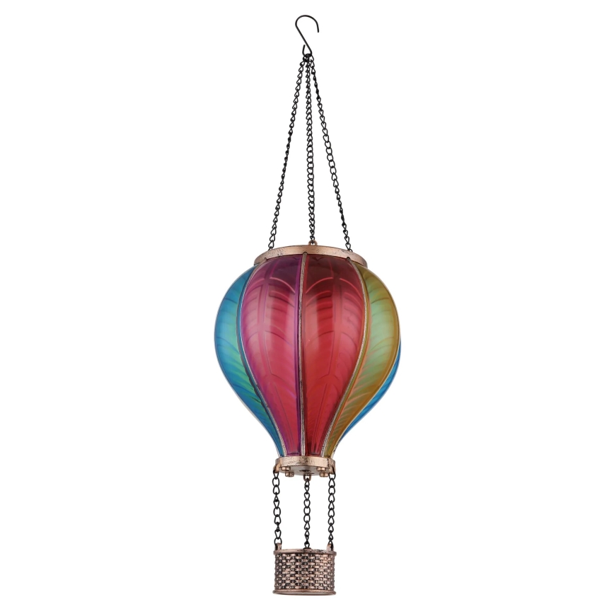 Globo - LED-Solar-Hängedekoration 20xLED/0,5W/3V IP44 Heißluftballon
