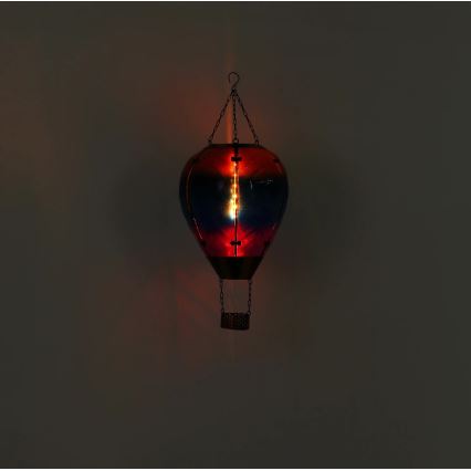 Globo - LED-Solar-Hängedekoration 24xLED/0,2W/3V IP44 Heißluftballon