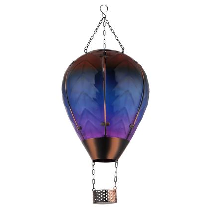 Globo - LED-Solar-Hängedekoration 24xLED/0,2W/3V IP44 Heißluftballon