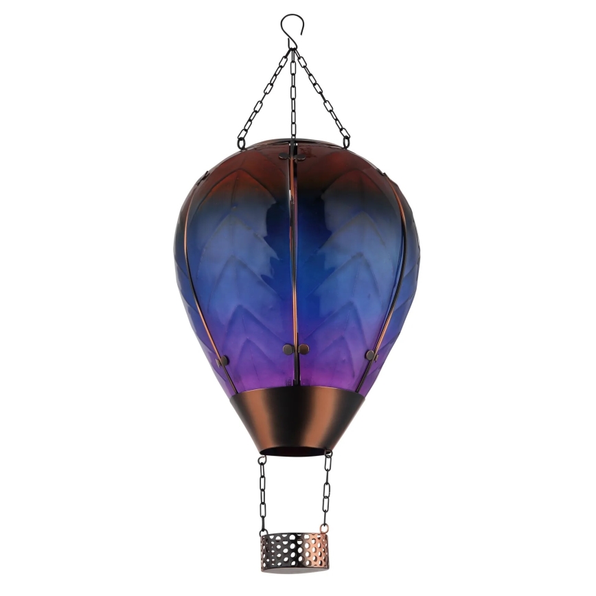Globo - LED-Solar-Hängedekoration 24xLED/0,2W/3V IP44 Heißluftballon