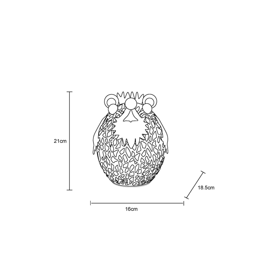 Globo - LED-Solardekoration LED/0,06W/3V IP44 Igel