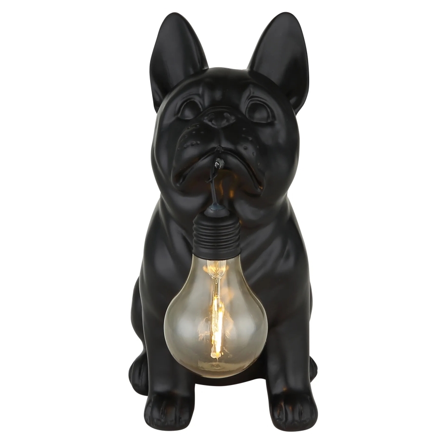 Globo - LED-Solarleuchte LED/3V IP44 300 mAh schwarzer Hund