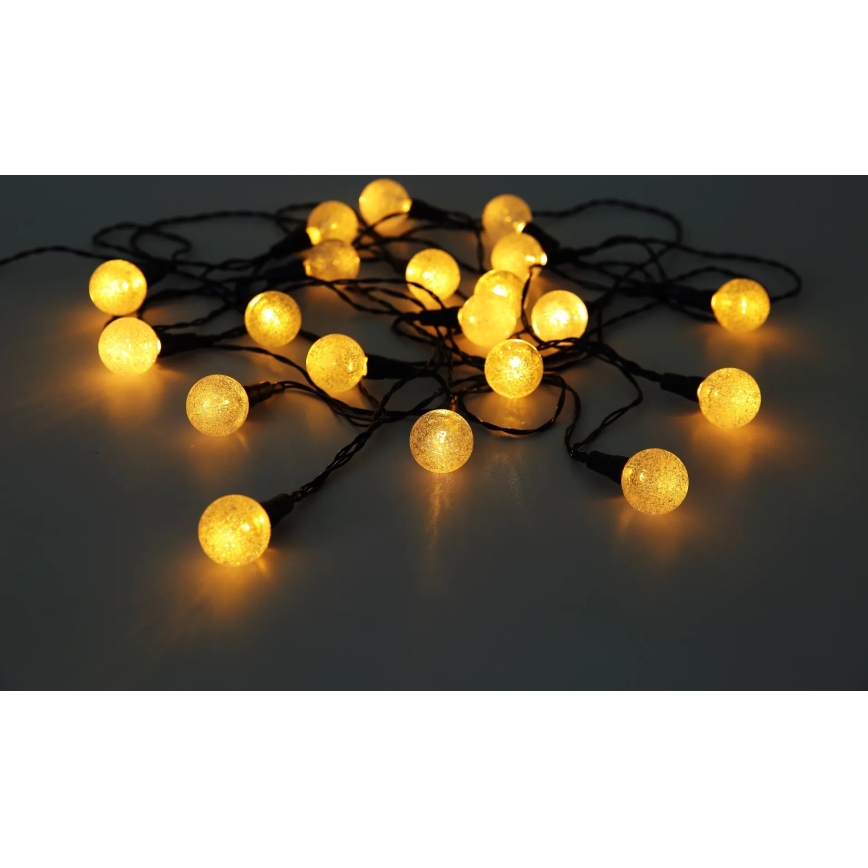 Globo - Solarlichterkette (LED RGB) 20xLED/0,06W/3V 770 cm IP44