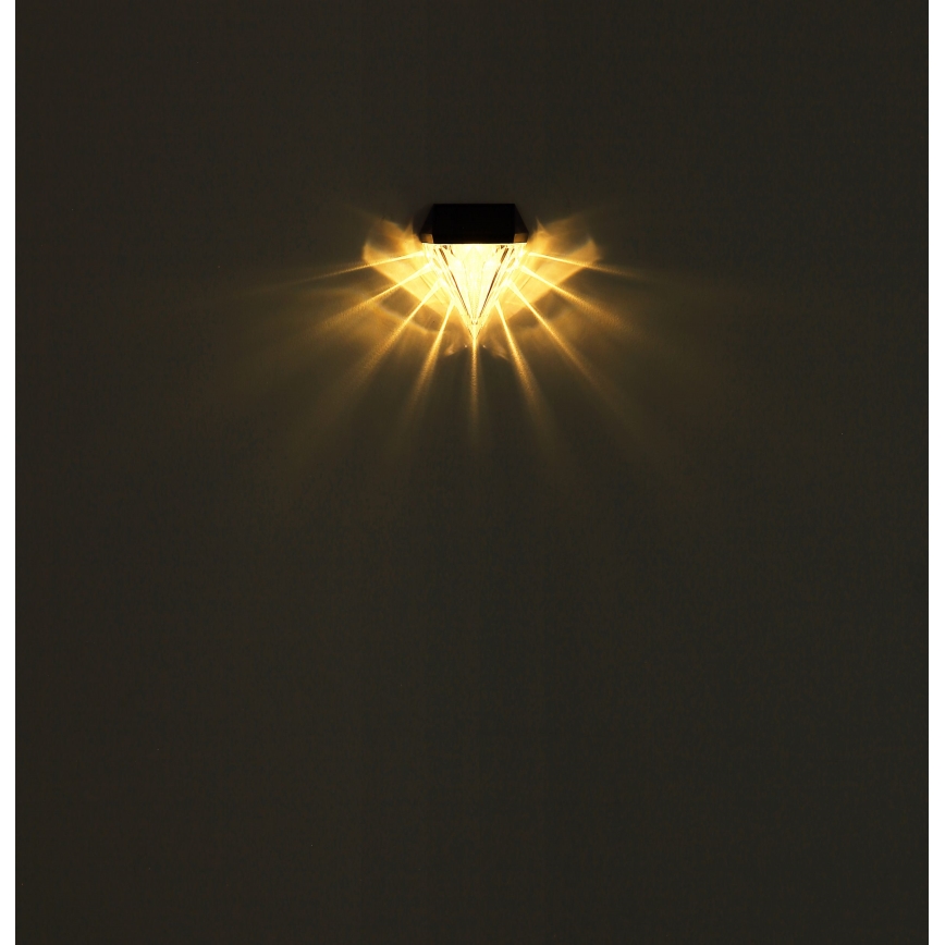 Globo - SET 2x LED-Solarwandleuchte LED/0,5W/3V IP44 600 mAh