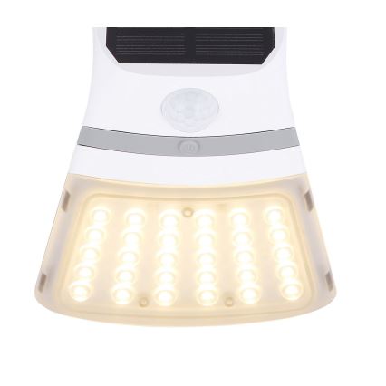 Globo – LED-Solarleuchte mit Sensor LED/3,5W/3V IP44 22,6 cm