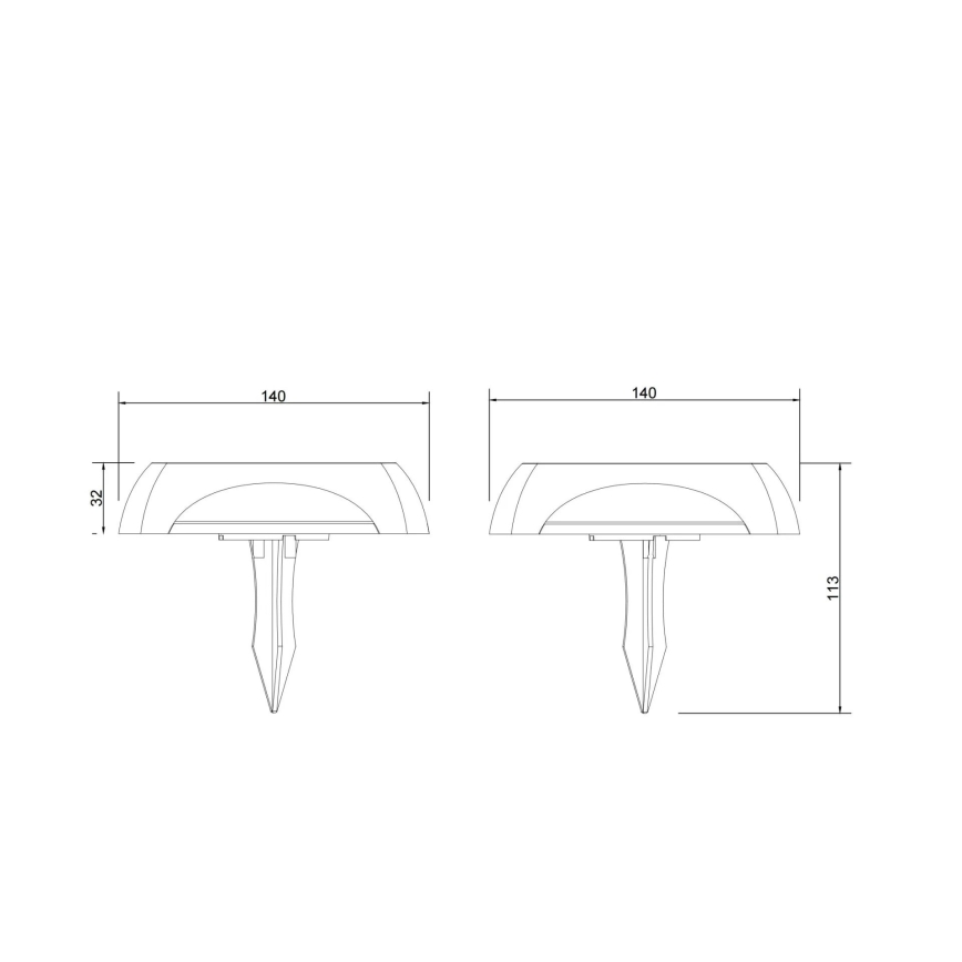 Globo - LED-Solarleuchte LED/1,2W/3,7V IP65
