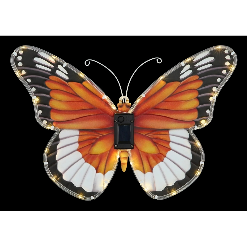 Globo - LED-Solarleuchte LED/3V IP44 200 mAh Schmetterling