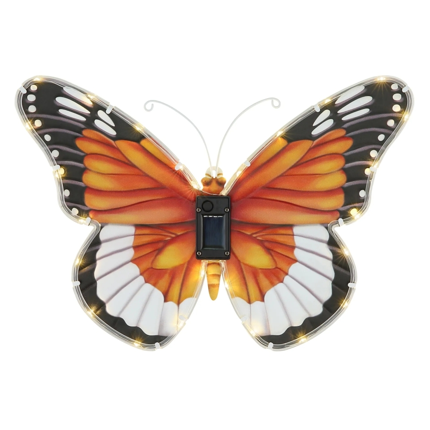 Globo - LED-Solarleuchte LED/3V IP44 200 mAh Schmetterling