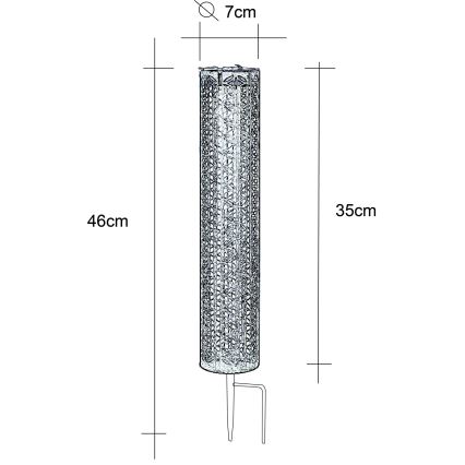 Globo - LED-Solarleuchte LED/0,06W/3,2V 3000K IP44 300 mAh