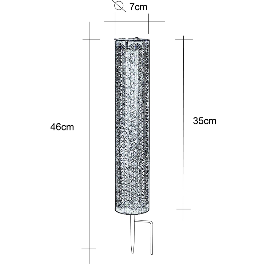 Globo - LED-Solarleuchte LED/0,06W/3,2V 3000K IP44 300 mAh