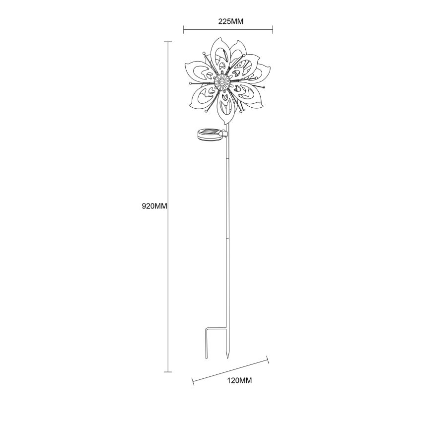 Globo - LED-Solardekoration LED/0,06W/3,2V IP44
