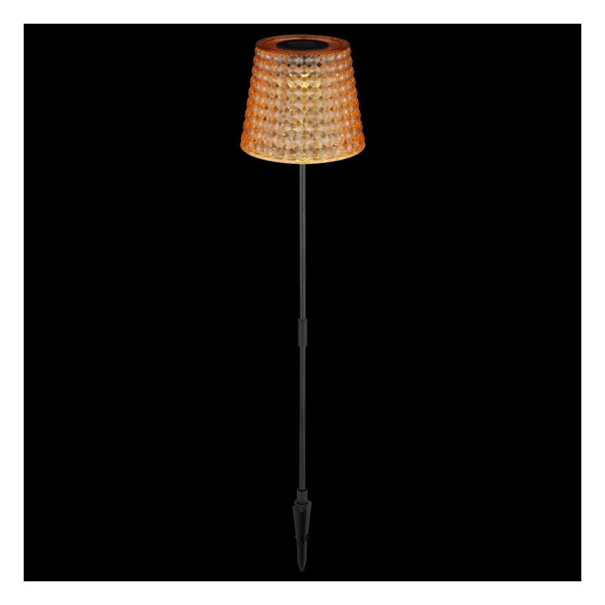 Globo - SET 2x LED-Solarleuchte LED/0,06W/3V IP44 40 mAh orange