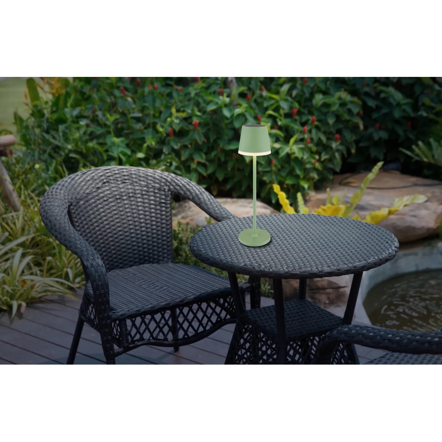 Globo - LED-Solarleuchte LED/0,06W/3V 3000K IP44 grün