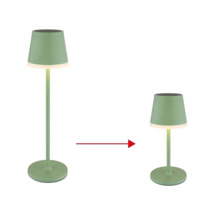 Globo - LED-Solarleuchte LED/0,06W/3V 3000K IP44 grün